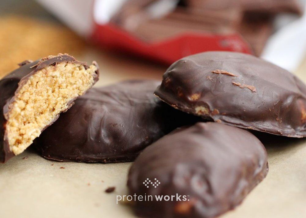 Reese's Inspired Peanut Butter Protein Eggs