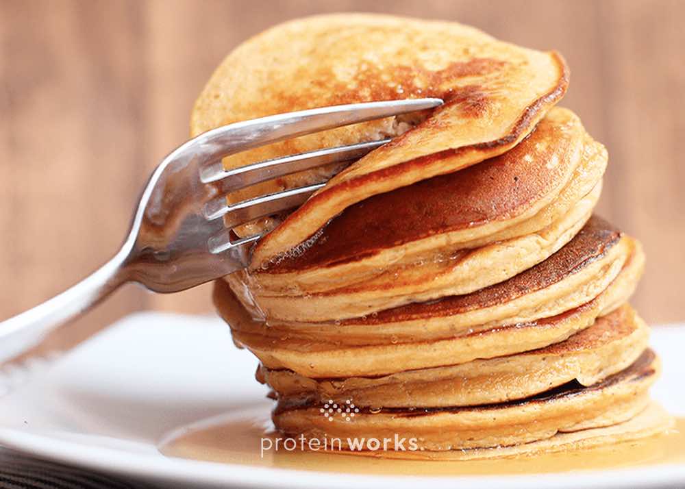 Sweet Potato Protein Pancakes