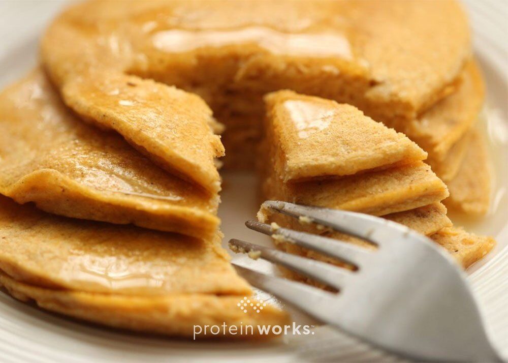 Sweet Potato Protein Pancakes