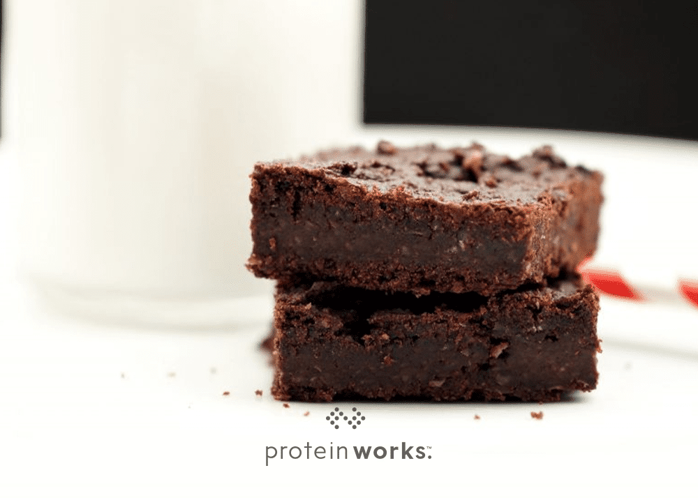 Peanut Butter Vegan Protein Brownies
