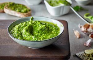 Almond Butter and Avocado Pesto