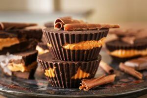 Vegan Salted Caramel Peanut Butter Cups 
