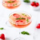 High Protein Strawberry Mojito Jelly