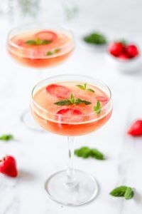 High Protein Strawberry Mojito Jelly