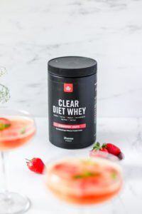 High Protein Strawberry Mojito Jelly