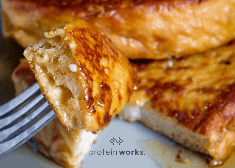 Protein French Toast + Banana + Dark Chocolate