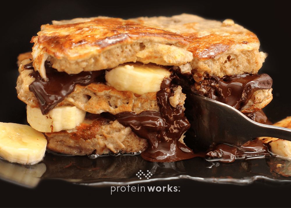 Protein French Toast + Banana + Dark Chocolate