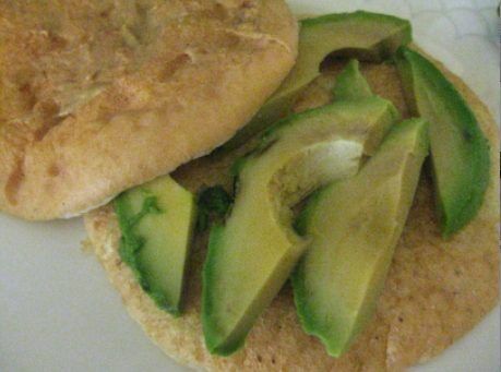 Pea Protein White Cakes with Avocado
