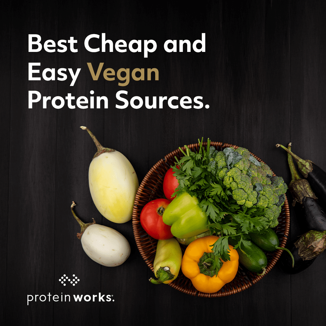 vegan protein sources in a bowl