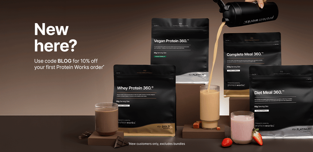 Protein Works New Customer Offer - Use code BLOG for 10% off.