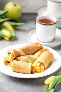 Apfel Zimt Protein Crêpes