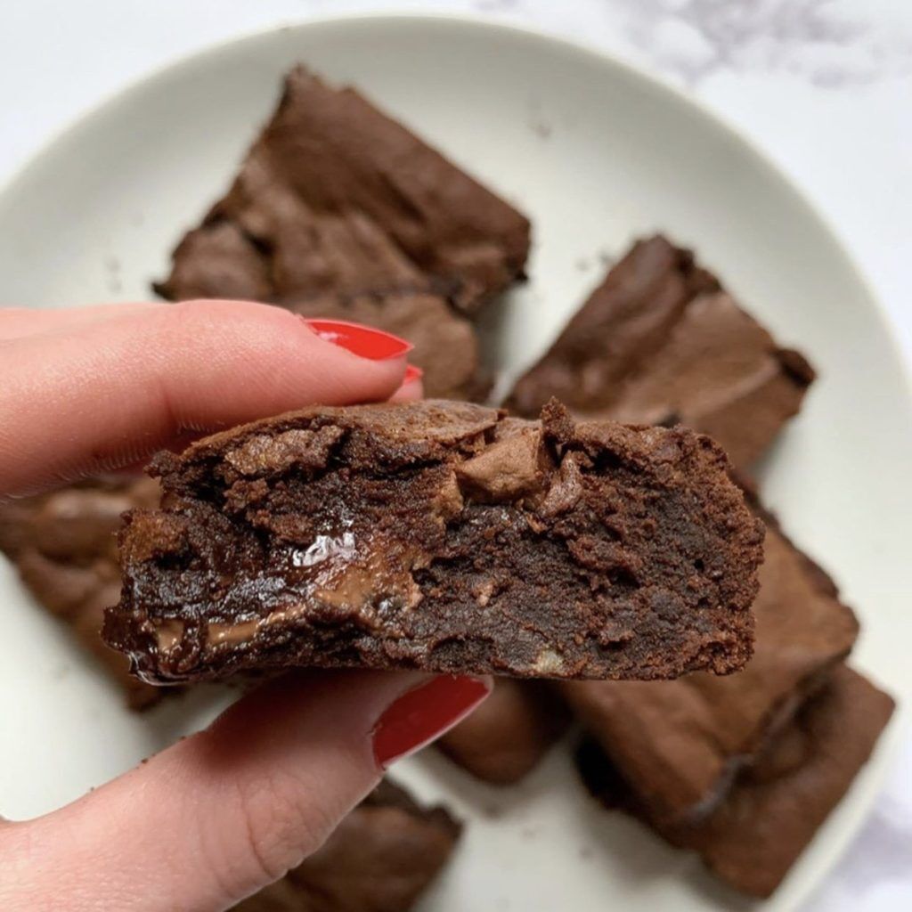 Schoko Orangen Protein Brownies