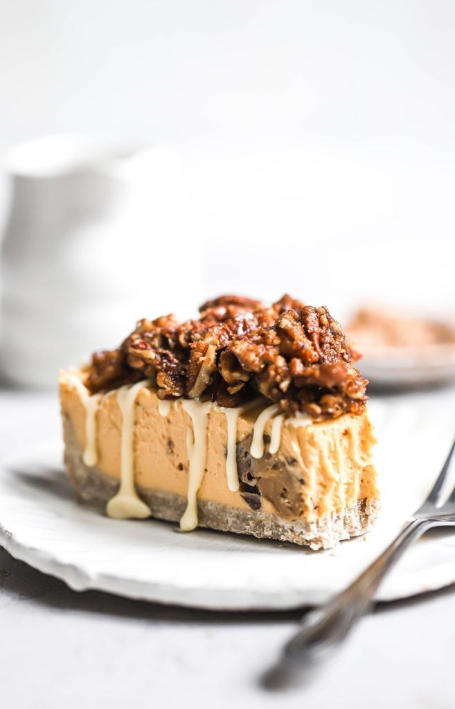 tarta vegana de queso y proteina de calabaza