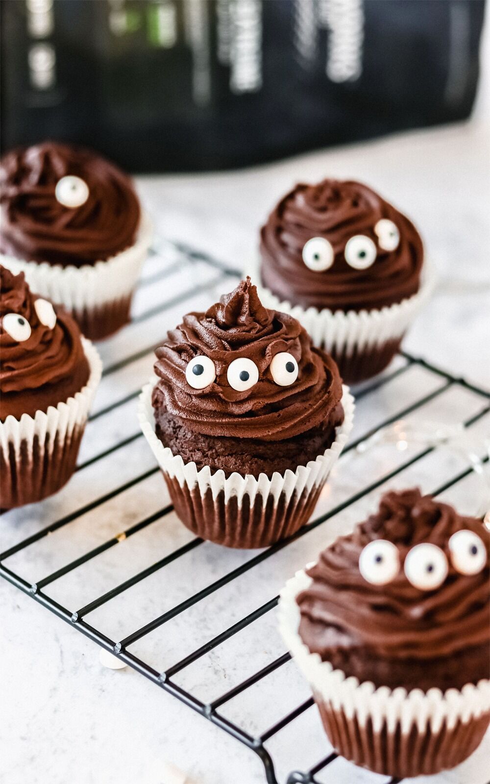muffins veganos de chocolate