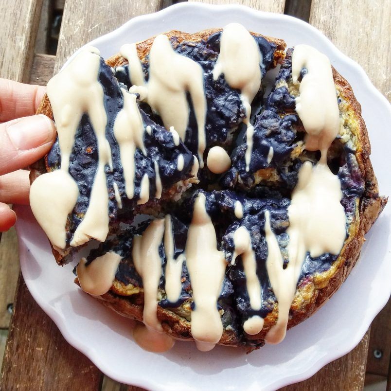 Torta TPW Alle Whey E Ai Mirtilli