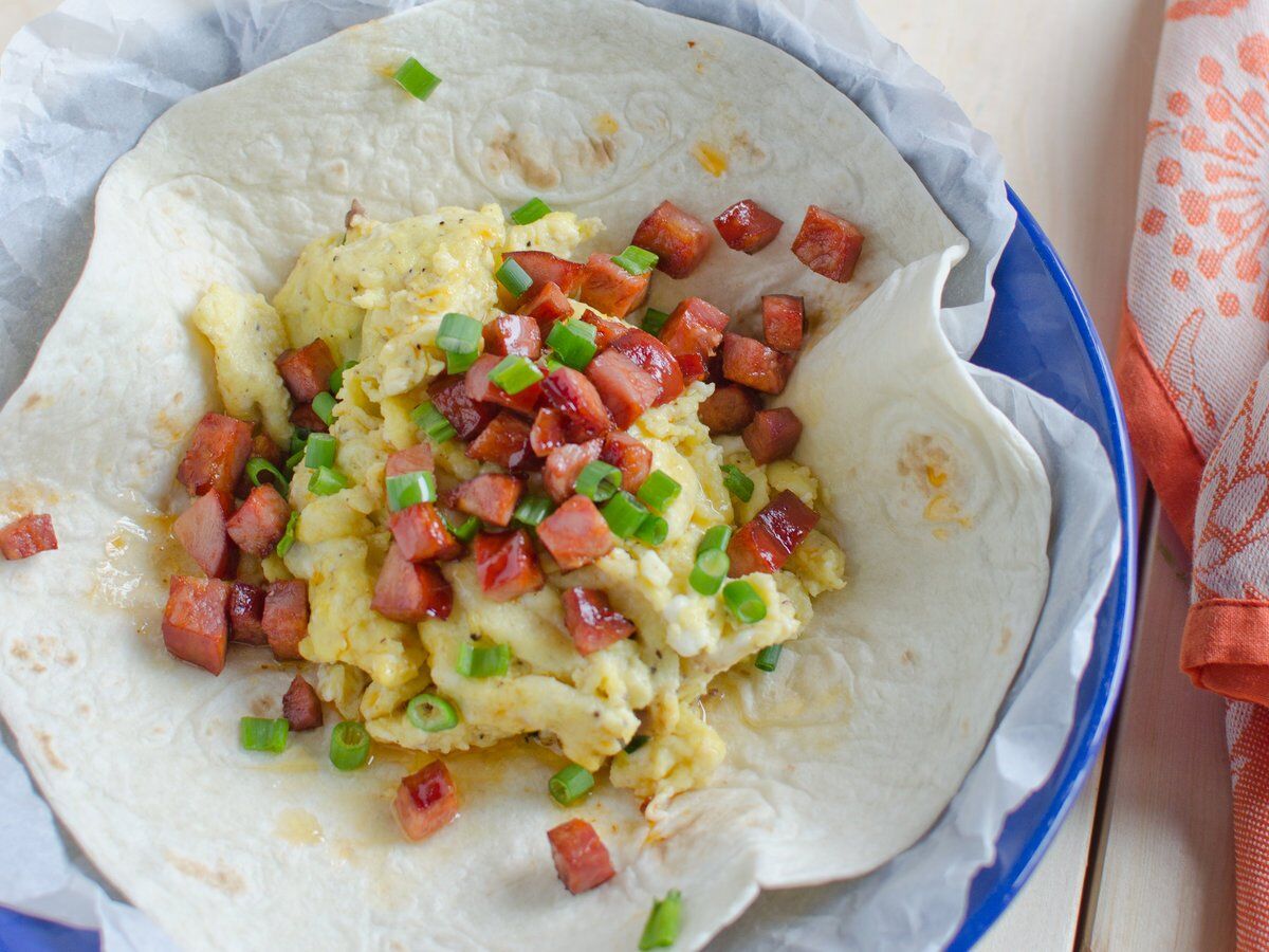 Burrito Con Chorizo e Uova