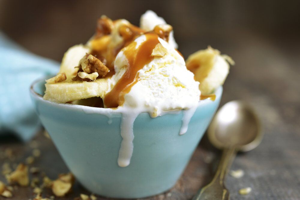 Glace Beurre de Cacahuètes et Fudge Chocolat Blanc